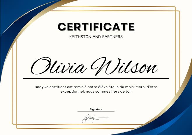 Certificat de formation A4